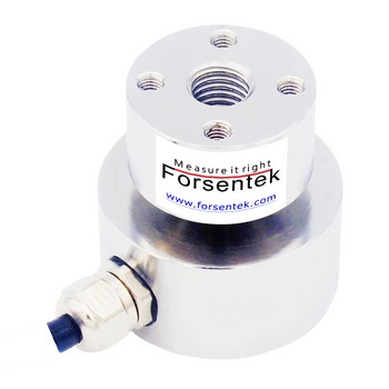 Flanged compression load cell with 0-10V output